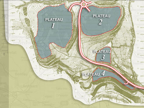 Map of Oakdale site plan