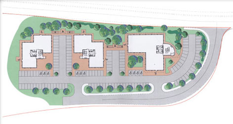 The Pavilions site plan